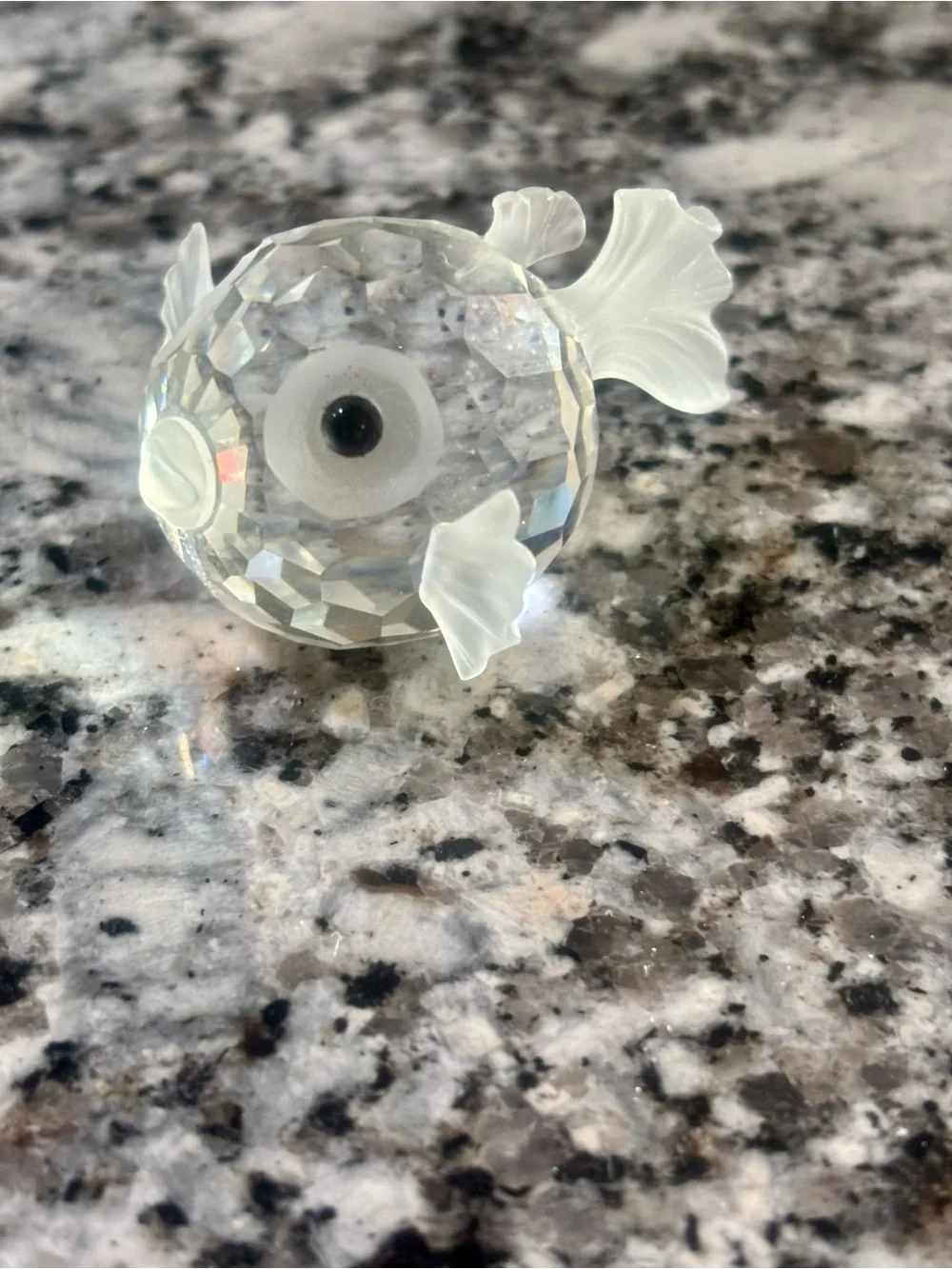 Vintage Swarovski Crystal Puffer Fish Figurine - Picture 3 of 10